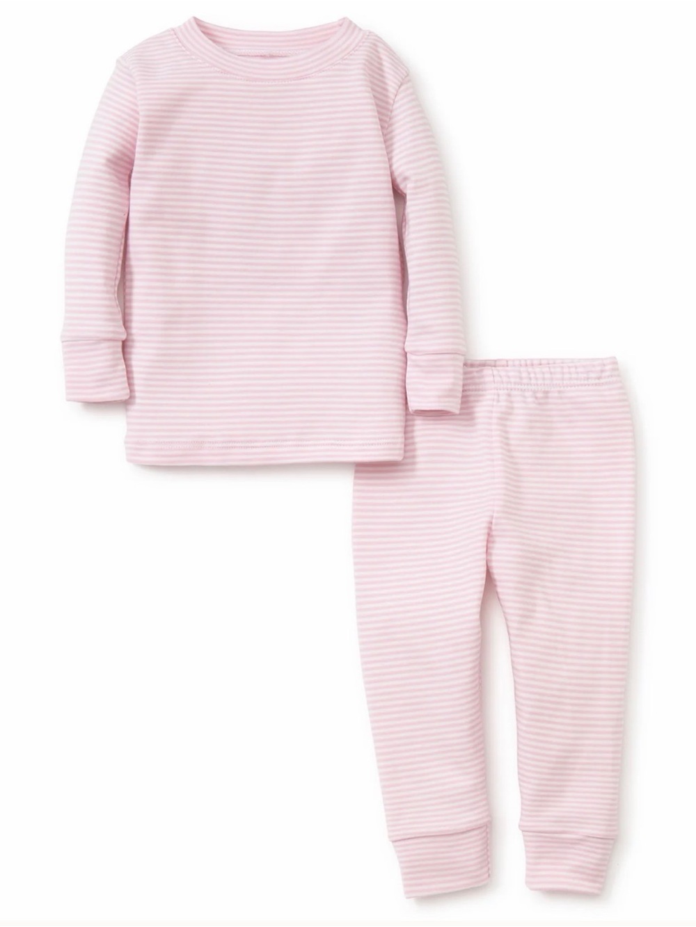 Kissy Kissy Light Pink Striped Two-Piece Pajama Set